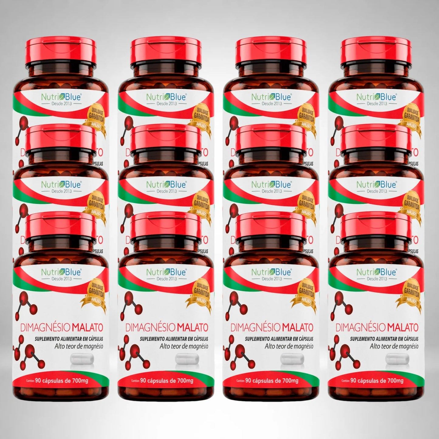 Kit 12 frascos Magnesio_Dimalato_nutriblue